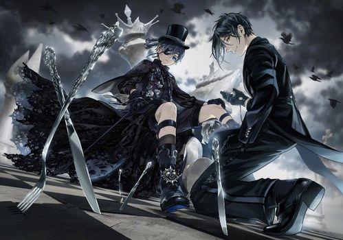 黑执事故事背景,维多利亚时代下的黑暗契约与救赎之旅